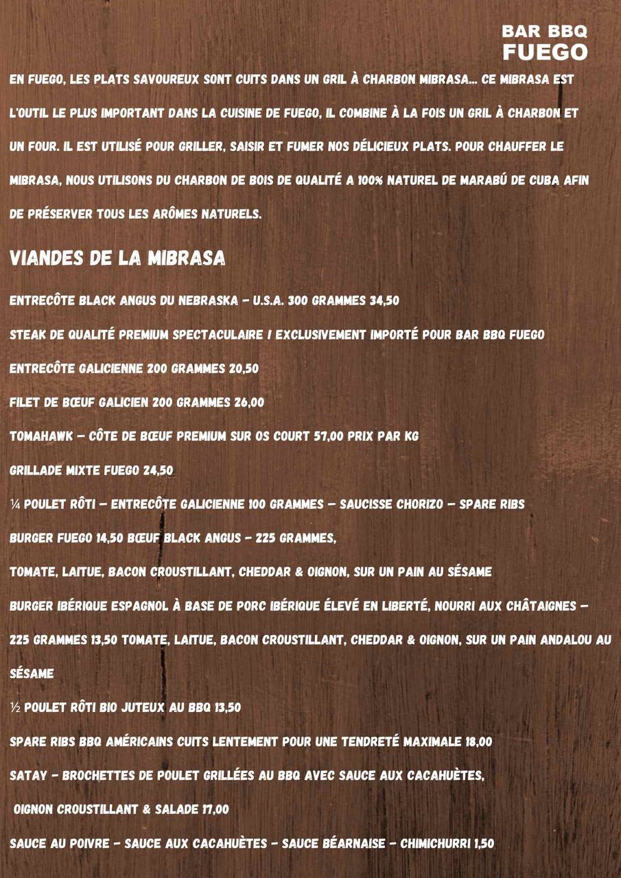 menu fuego javea